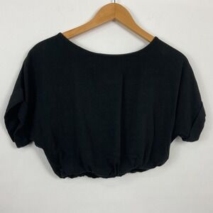 Stillwater The Pacific Black Crop Top Woman's Small